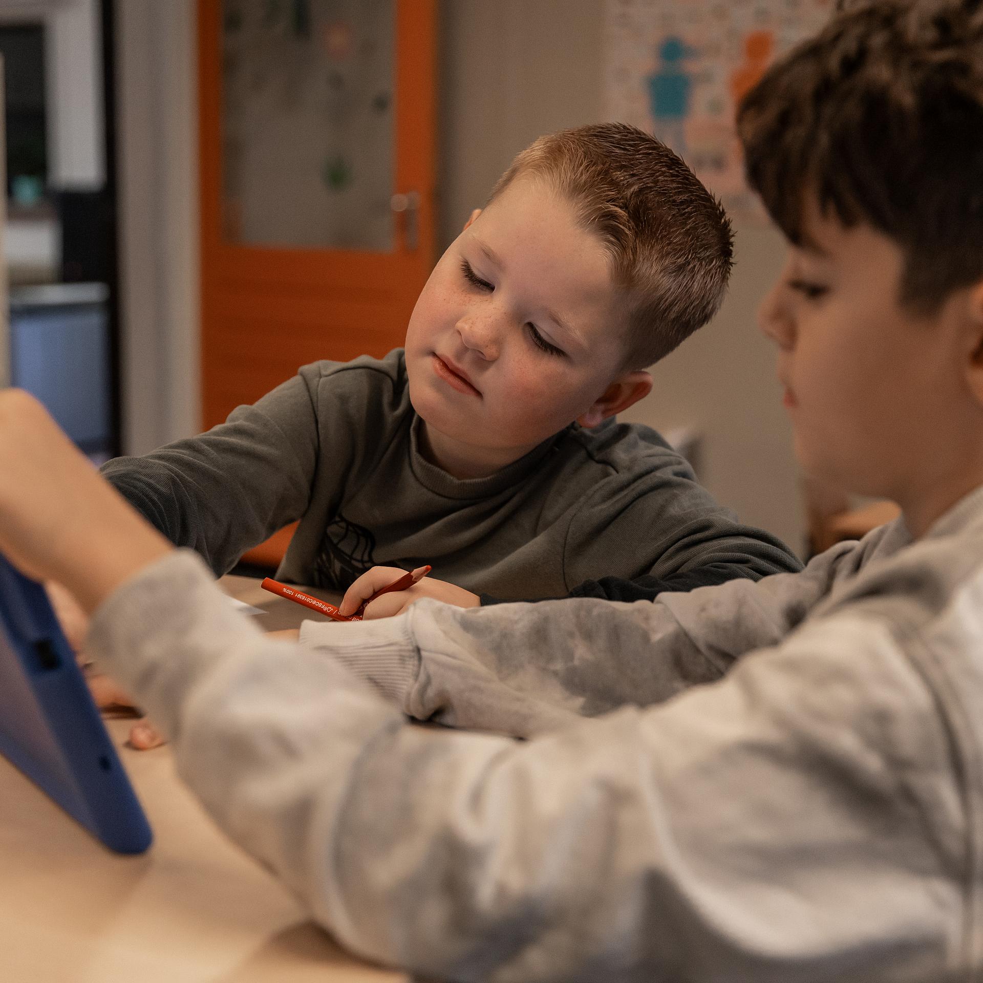 tutorleren bij basisschool Dik trom